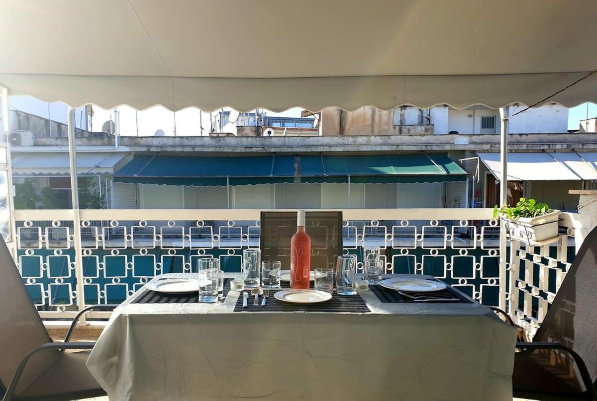Topfloor Central Apt With Urban Views,3' To Metro Atena Exterior foto