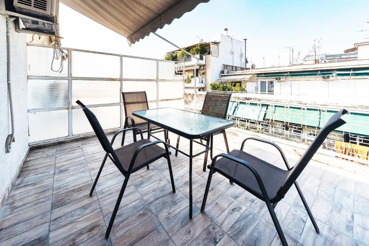 Topfloor Central Apt With Urban Views,3' To Metro Atena Exterior foto
